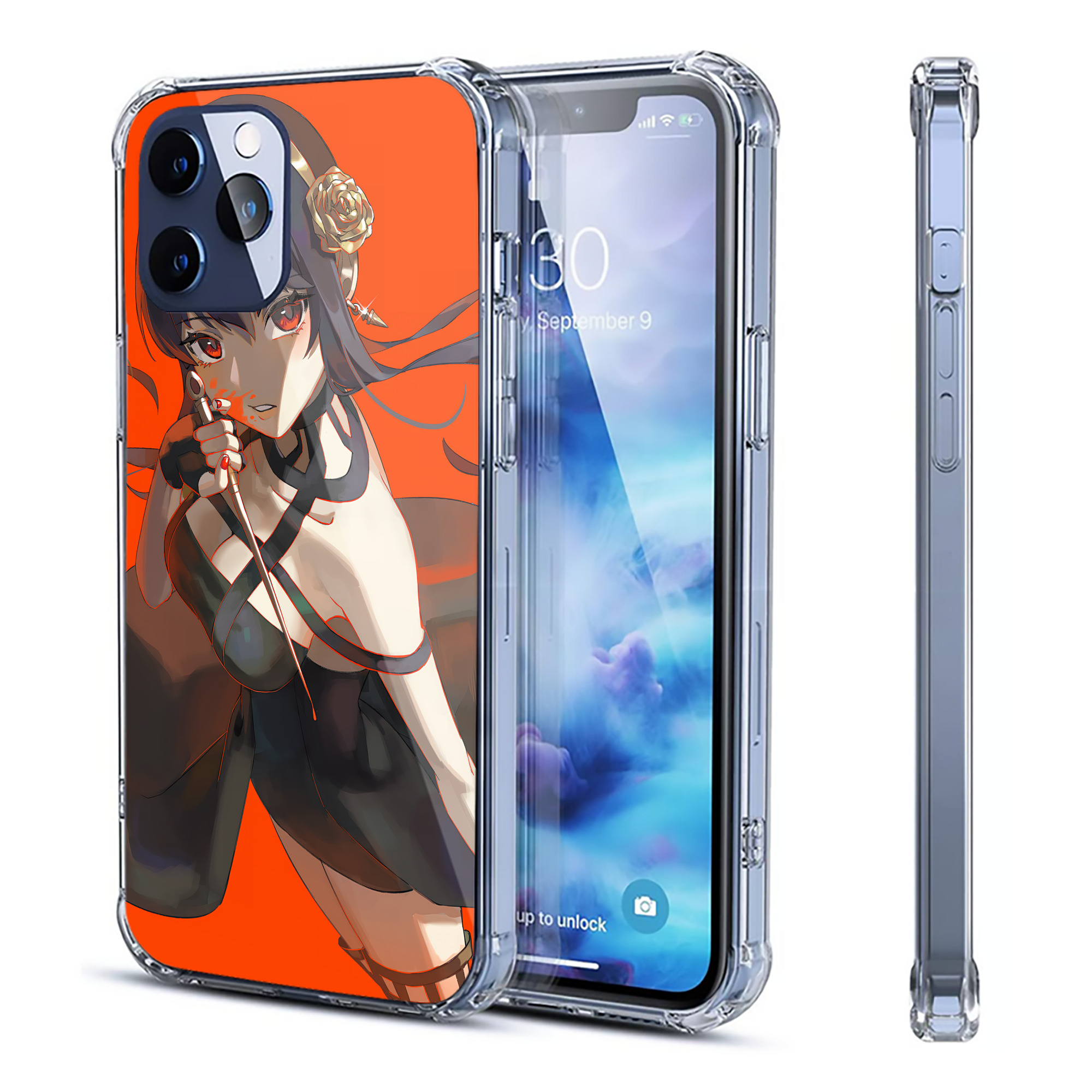 （画像用） SPY×FAMILY间谍家家酒 【iPhone 12シリーズ対応】透明スマホケース（クリアソフトケース）